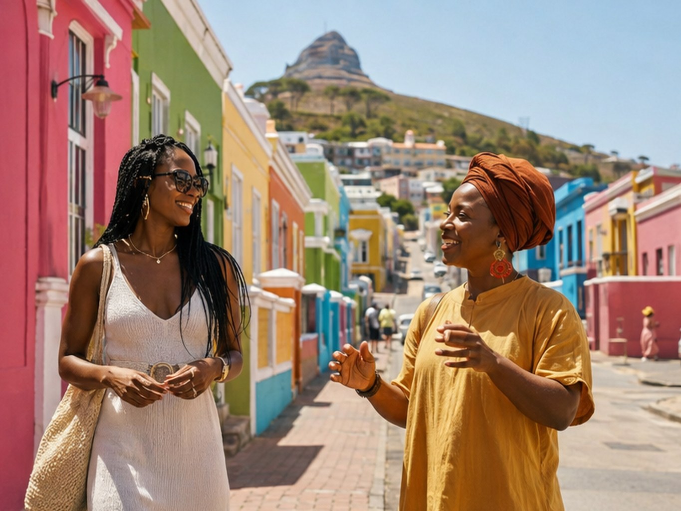 A Nigerian traveller meeting a local creative in Bo-Kaap